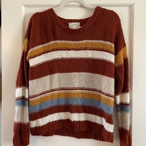Multicolor knitted sweater